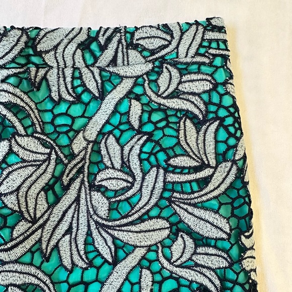 Maeve for Anthropologie Floral Lace Pencil Skirt - Picture 3 of 6